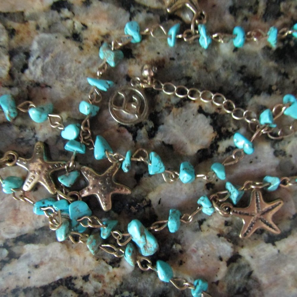 Erica Lyons Turquoise & Starfish Necklace